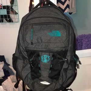 The North Face (black and blue) Recon Backpack